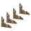 20Pcs Metal Corner Protector Vintage Style Elegant 3