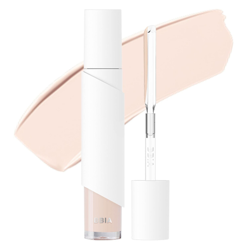 Bbi@ Bbia Bbia Eau Stay Concealer - All Day Fitting Natural Coverage Liquid Concealer Spatula Applicator Tip Comfortable Lightweight & Longlating High Fittin