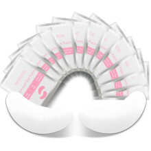 Hydrogel Eye Patch Eyelash Extension Supplies - Akissos 100 PCS Lash Extension Supplies Lift Tint Under Eye Pads Undereye Gel Patches Lint Free P