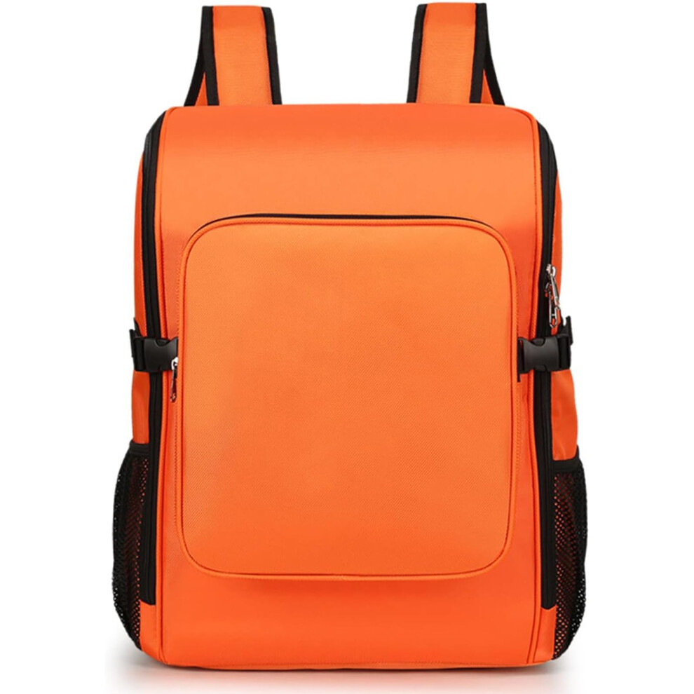 First Aid Kit Empty Emergency Kits, Multicolor Oxford Cloth Backpack, Orange First Aid Emergency Bag, Outdoor Survival Gear