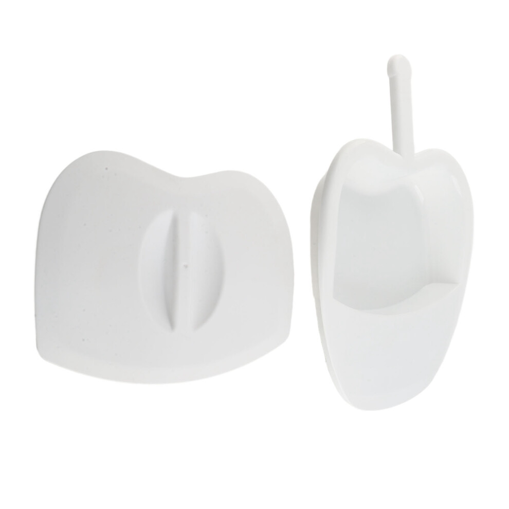 Detachable Plastic Bedpan with Lid Handle Soft Cover 50x30cm