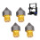 3D Printer Nozzles 0.3mm Brass PTFE Coated 4 Pack for Ender-3 1