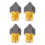 3D Printer Nozzles 0.3mm Brass PTFE Coated 4 Pack for Ender-3 14