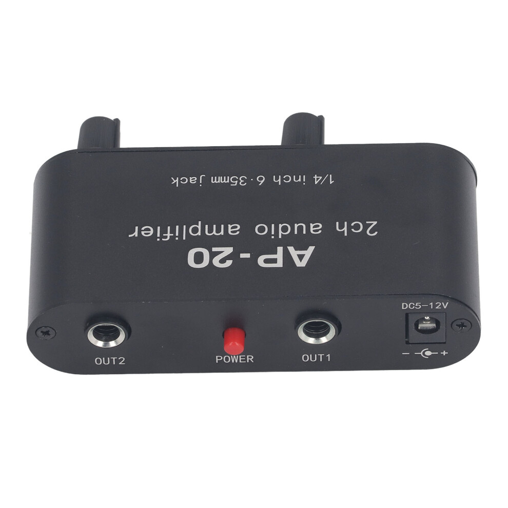 2Ch Sound Amp Preamplifier, Balanced 1/4In Input, Gain Adjustable 6951347964156