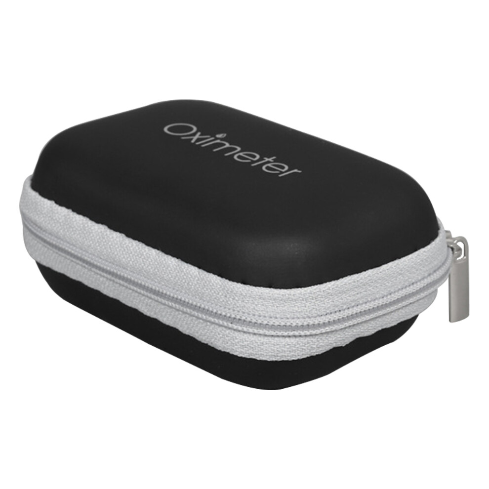 Black Oximeter For Case Portable Fingertip Pulse Oximeter