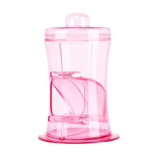 Hamster Feeder Automatic Transparent Food Dispenser for Small Animals, 2 Cup Capacity, Pink Color, Model B