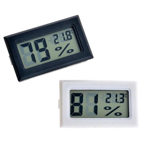 Digital Temperature Gauge Thermometer- Black 1