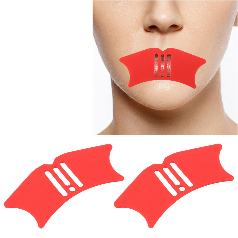 2pcs Silicone Nose Contour Shadow Tool 4-in-1 Reusable Template