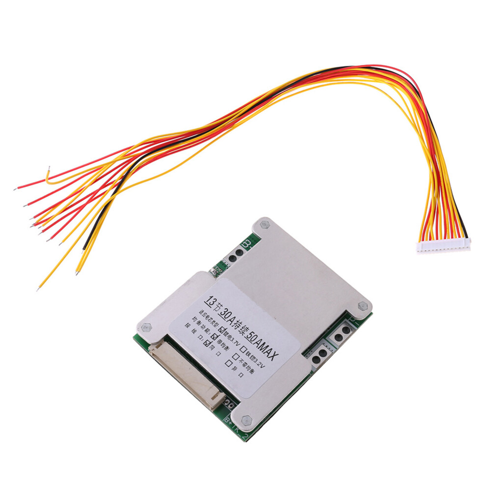 Bms 13S 48V 50A 18650 Li-Ion Lithium Battery Pack For Protection 7754000109302