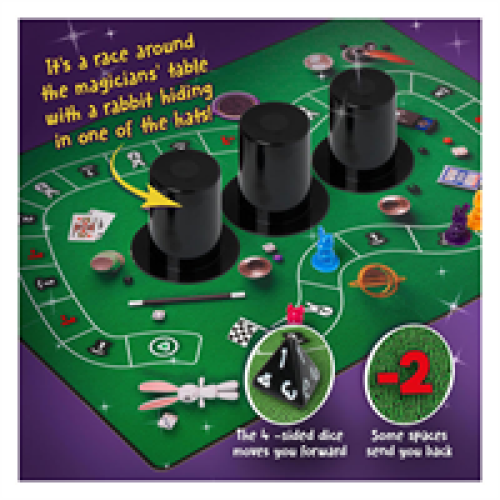 IDEAL Ideal The Magic Rabbit Hat Game Childrens Board Games - Multicolour 2