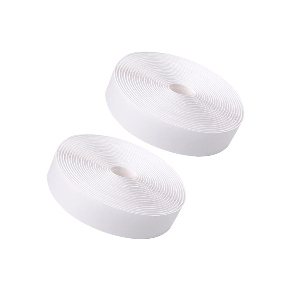 5m Double-Sided Tape Strong Adhesive for Electronics and Construction, Heavy-Duty Hook and Loop, Clear, 1 Inch Wide-image-OPC-PKDG5Q6-NEW