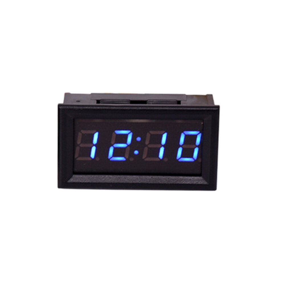 Digital Clock Electronic Clock Power-Off Memory Function-Blue