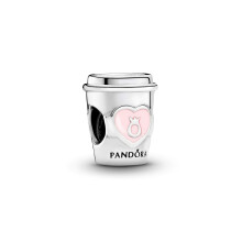Pandora Jewelry Take a Break Kaffeetassen-Charm ? Lustiger, origineller Charm-Charm fur Bettelarmbander ? Perfekter Charm fur Mutter, Schwester,