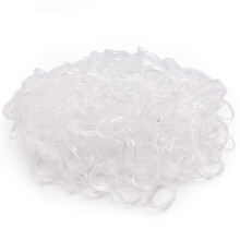 Ezepeo 3200 PCS Baby Girl's Kids Clear Hair Holder Hair Ties Elastic Rubber Bands Hair Bands Hair Elastics Toddler No Crease Ponytail Holder Tiny Sof