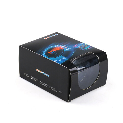 2" 52mm Universal SUV Car Turbo Boost Gauge Pointer LED-Black 2
