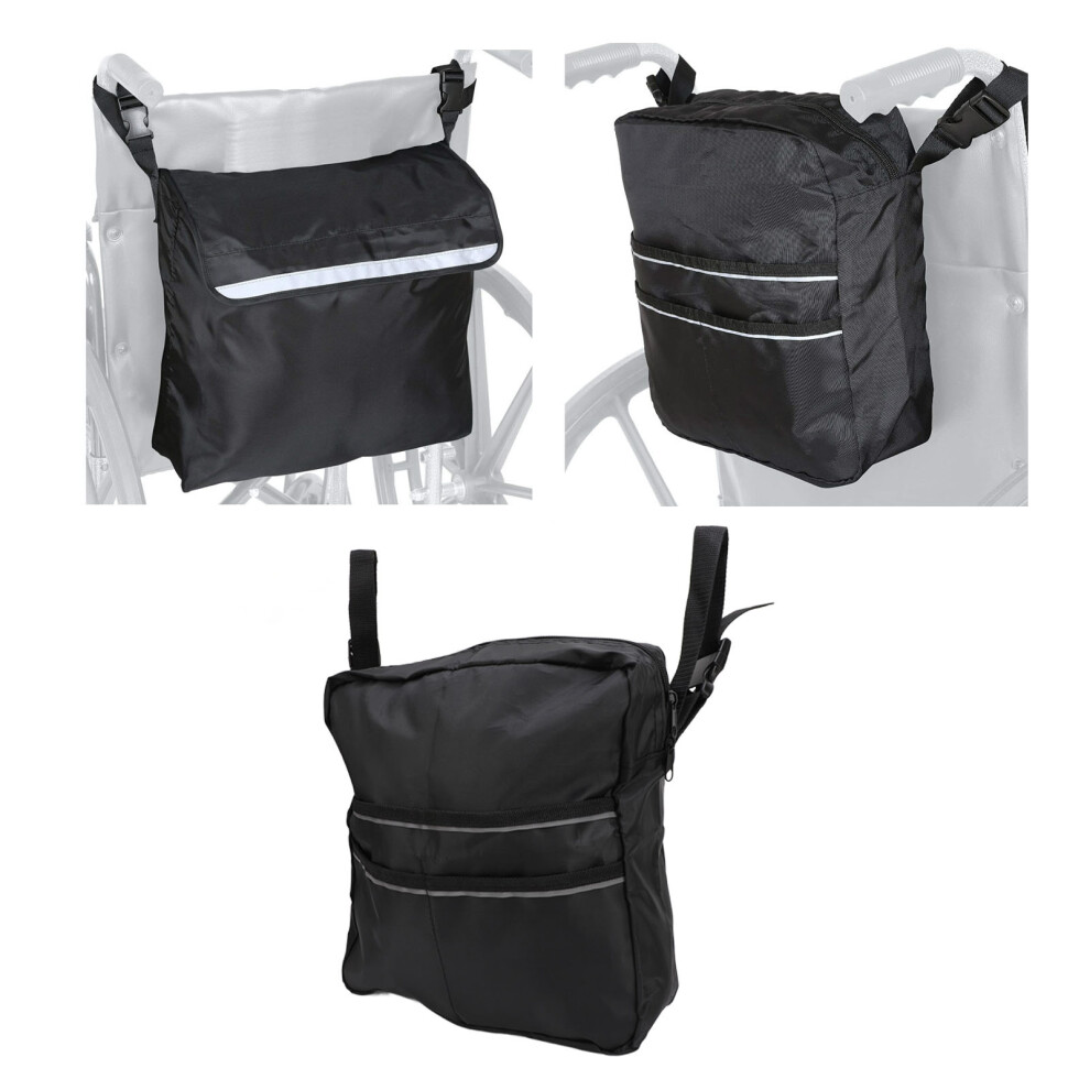 Large Oxford Wheelchair Bag 30x31cm Versatile Stroller Bike Pouch