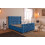 (King, Blue) California Bedframe with Optional Ottoman Storage - Stylish & Practical 1