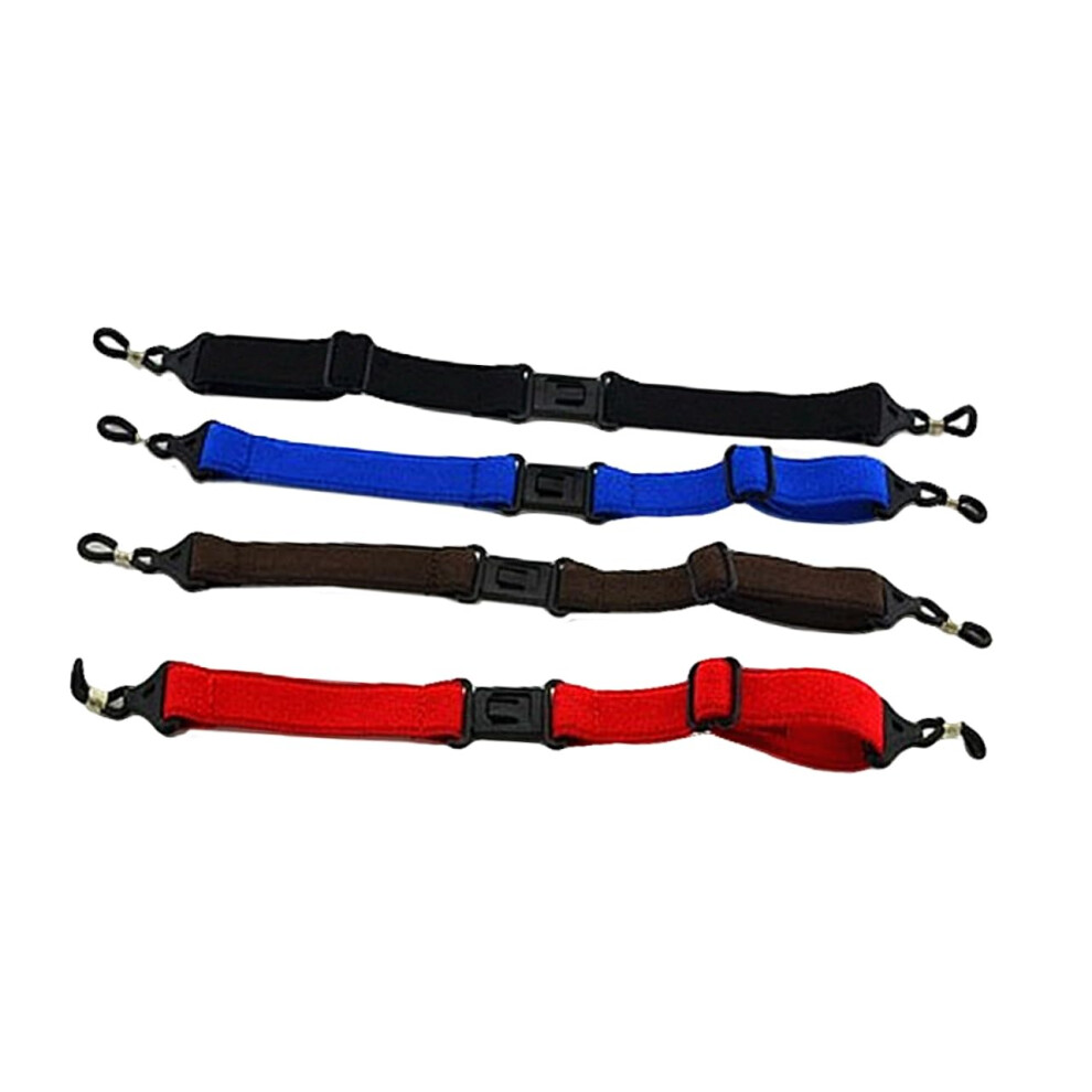 4pcs Sports Glasses Ropes Elastic Eyewear Retainer Strap for Sunglasses and Reading Glasses, Adjustable Cord, Durable Material