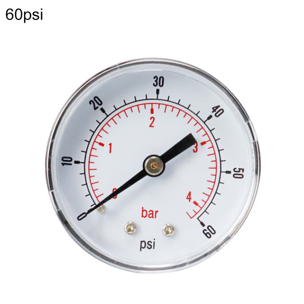 Pressure Gauge 52Mm Dial 1/4" Bspt Horizontal-0-60Psi 7754000111114