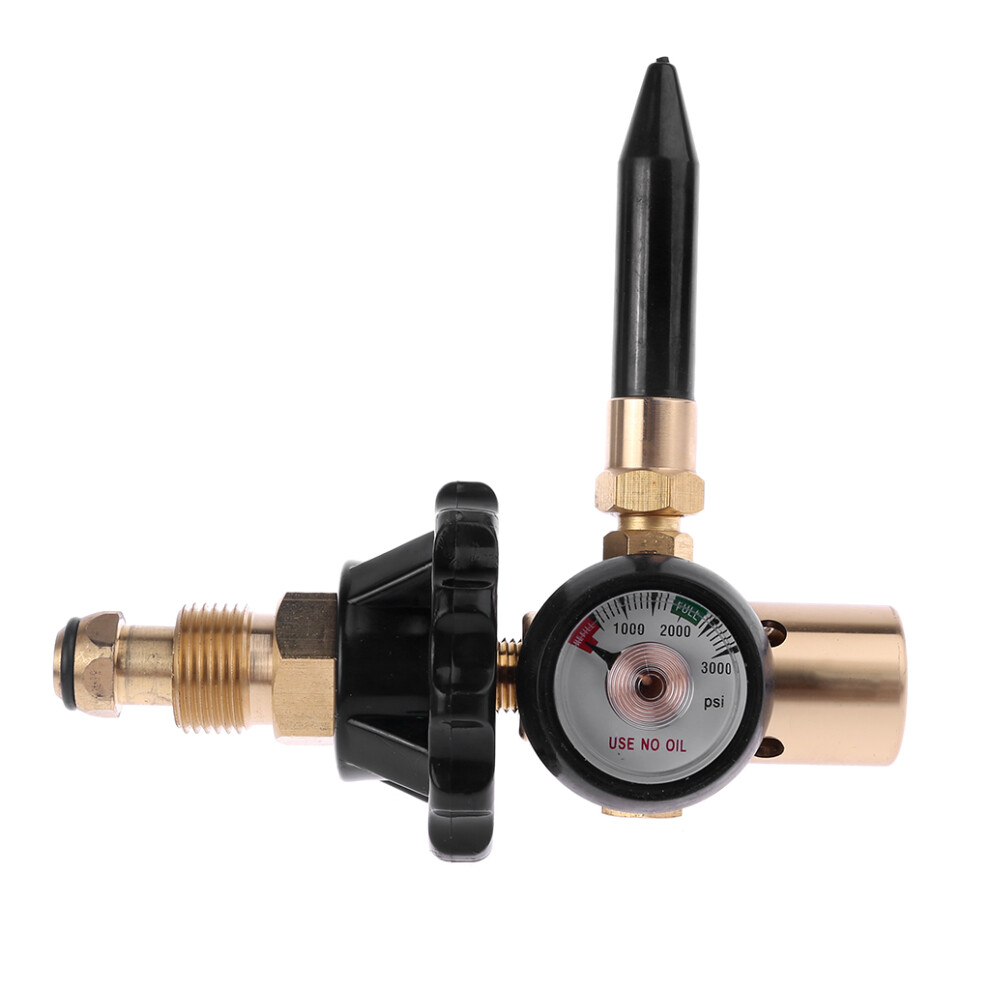 Brass Helium Latex Pressure Reducer Fit For G5/8 For Tank-Gold 7754000111077