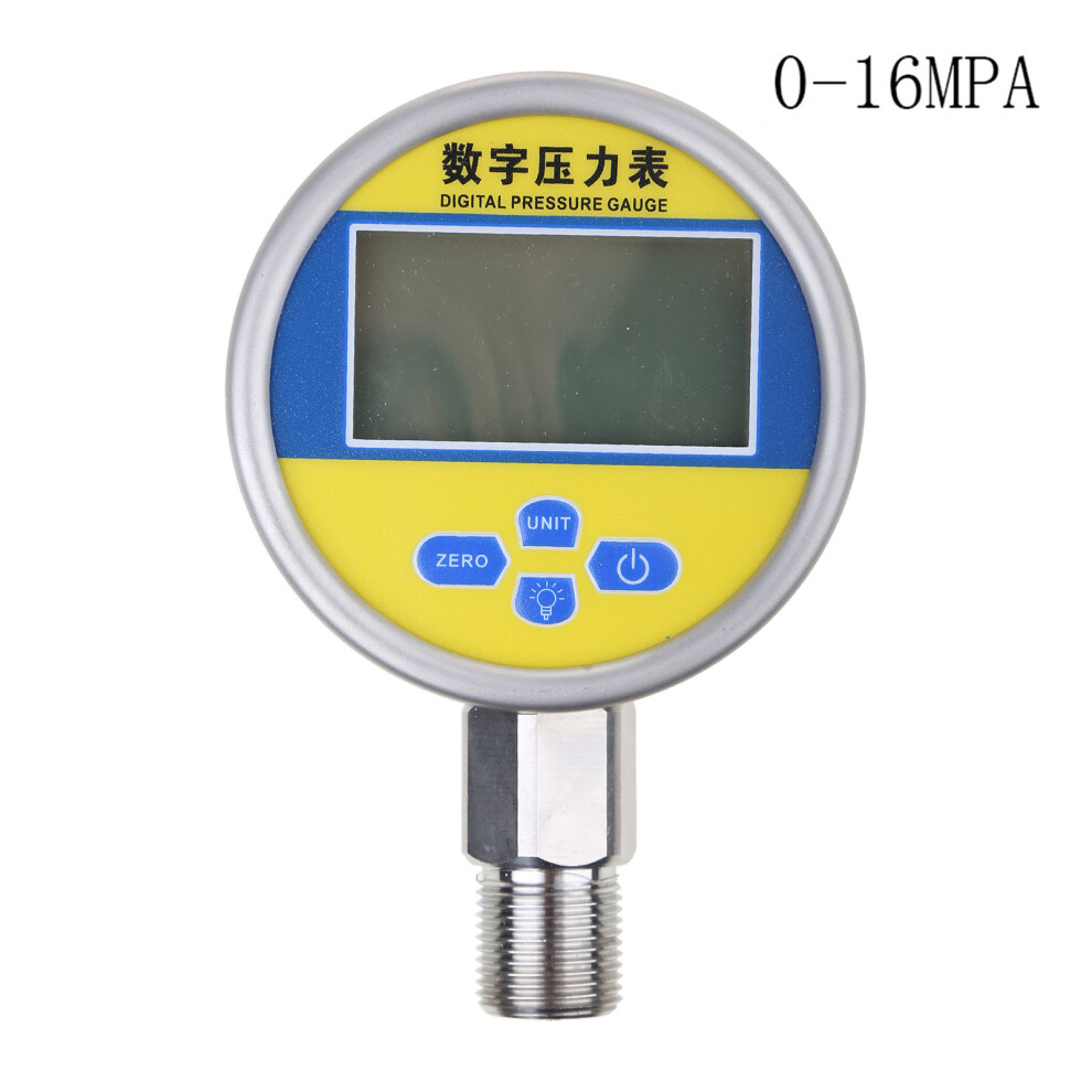 Digital Hydraulic Pressure Gauge 0-60Mpa 5 Units 3.15"-0-16Mpa 7754000110919