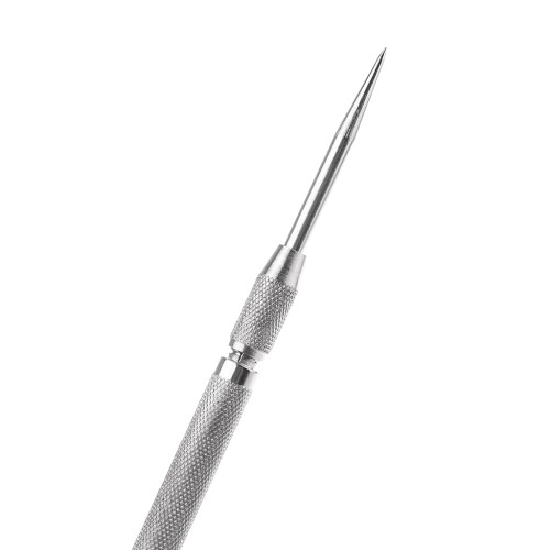 Steel Pocket Scriber with Hexagon Shape Head Point-Silver 2