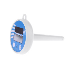 Solar Powered Digital Thermometer Accurate Water-White