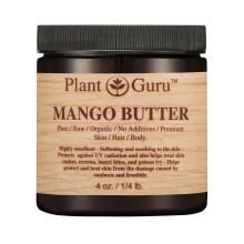 Manteiga de Manga Crua 4 oz 100% Pura Natural Pressionada a Frio