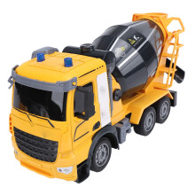 Remote Control Cement Mixer Truck 29x15cm, 2.4G, Lights & Music