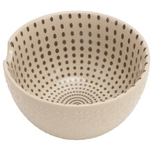 Cuenco de cerámica para ovillos Delicado Elegante beige