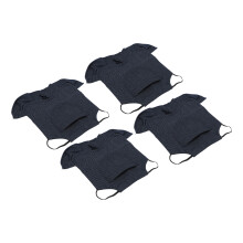 4 pièces de tabliers en denim pour poules avec selle de poulet, respirants