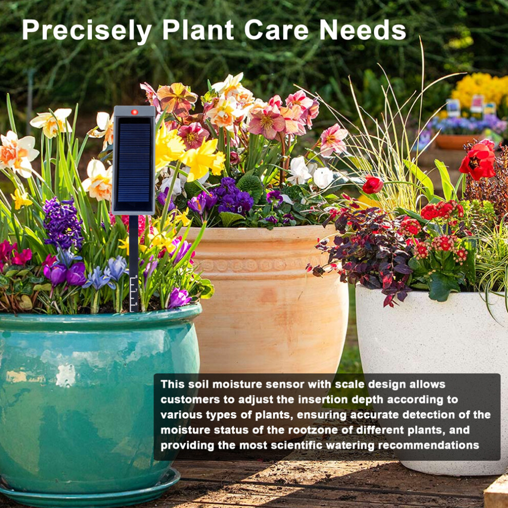 Flower Soil Moisture Test Device Automatic Tester With Red Indicator For Plants 8431347967848