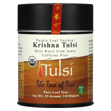 Le Tao du Thé, Variété à Feuilles Pourpres, Thé Krishna Tulsi, Sans Caféine, 2 oz (57 g)