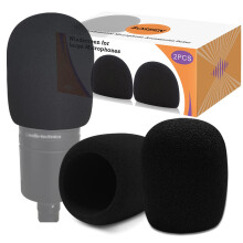 2 Stck Pop-Filter fr AT2020 AT2020USB+ AT2020USBi AT2035 AT2050 Aufnahme-Kondensatormikrofone