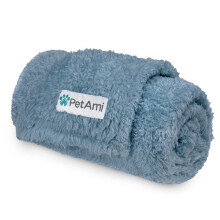 Petami Fluffy Dog T?ppe til sm? medium store hunde Sherpa Soft Warm Pet Fleece kast til indend?rs katte Fuzzy Plush Shaggy Blanket Furniture Prot