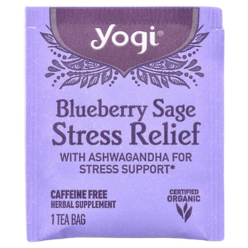 Stress Relief, Blueberry Sage, Caffeine Free 2