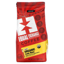 Equal Exchange, Café Biologique, Love Buzz, Moulu, Torréfactions Full City et Française, 10 oz (283.5 g)