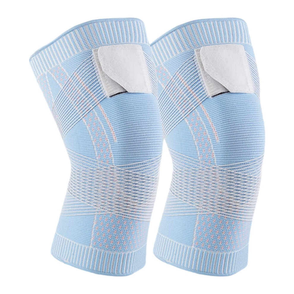 Adjustable Knee Sleeve Stabilizers Set for Athletic Training, Cycling, Weightlifting, Comfortable Basketball Guard-image-OPC-PKDGJSC-NEW