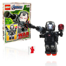 LEGO Marvel Super Heroes Avengers Infinity War minifiguur - Oorlogsmachine met Blasters foliepakket