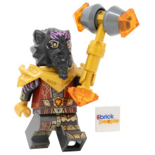 LEGO Ninjago Dragons Rising: Lord Ras Minifigure με Χρυσό Σφυρί