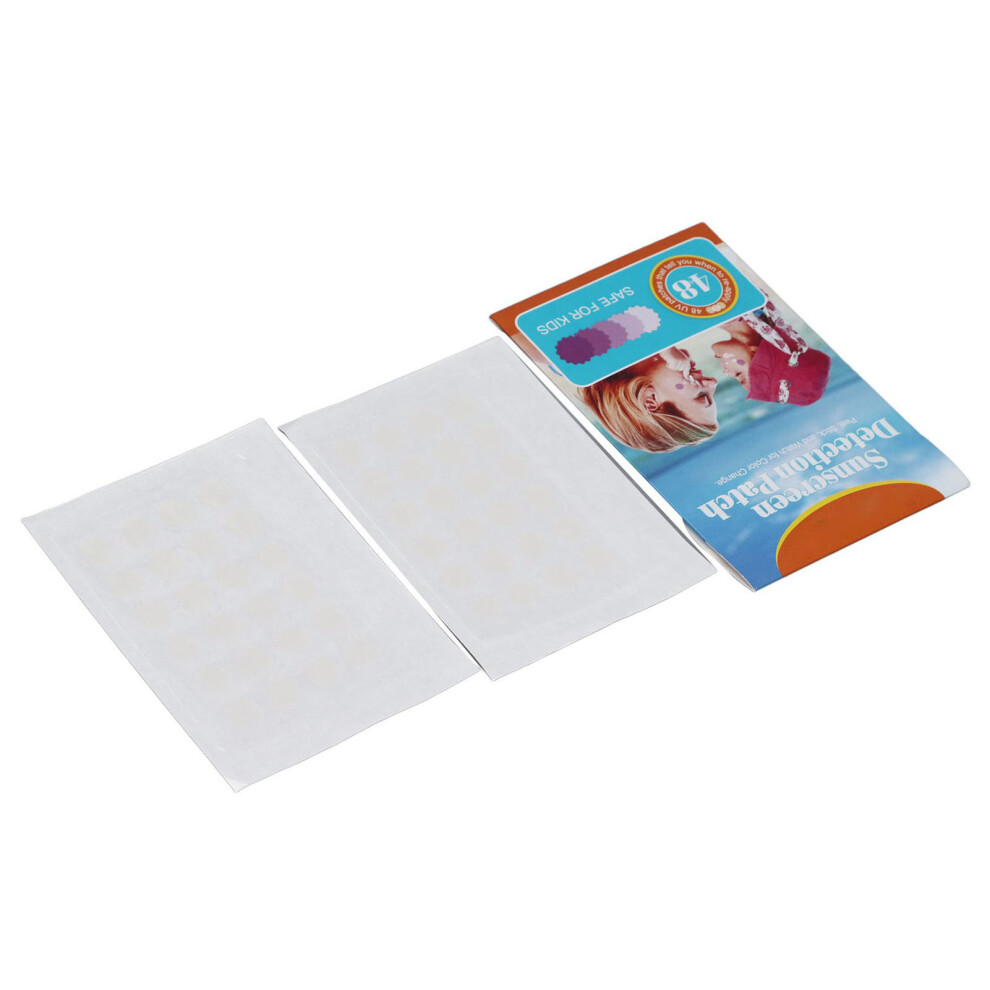 48 Pcs UV Color-Changing Sun Screen Reapply Reminder Patches