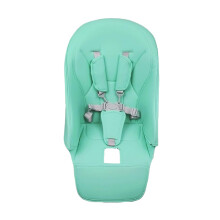 Baby Dining Chair Cover - Mint Green PU Leather Feeding Seat Cushion for Kids, Compatible with Dining Chair Accessories