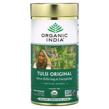 Organic India, Thé Tulsi en Vrac, Original, Sans Caféine, 3,5 oz (100 g)