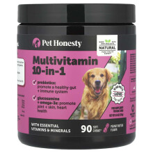 Multivitamin 10-in-1, Für Erwachsene Hunde, Erdnussbutter