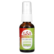 Eclectic Herb, Spray pour la Gorge Enfants, Échinacée et Hydraste, 1 fl oz (30 ml)