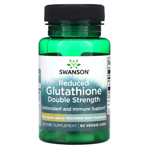 Swanson, Glutathion Réduit Double Puissance, 60 Gélules Végétales