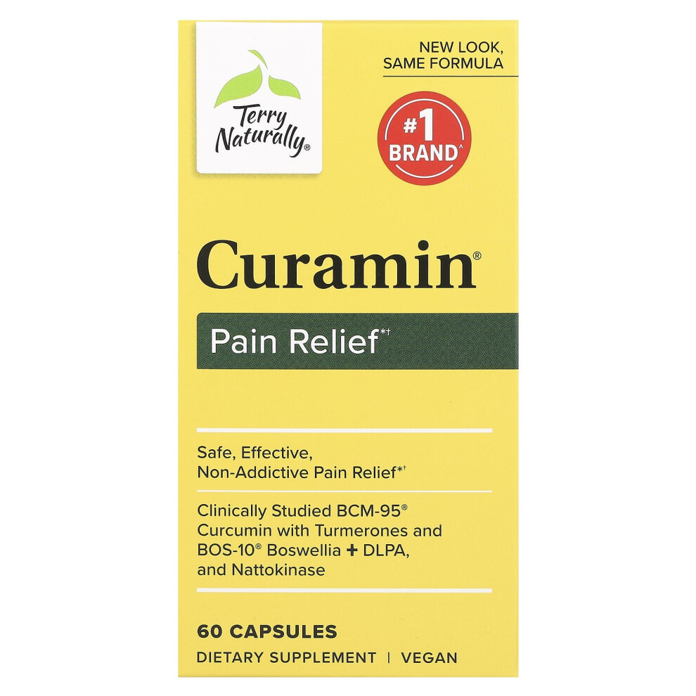 Terry Naturally , Curamin, Pain Relief, 60 Capsules