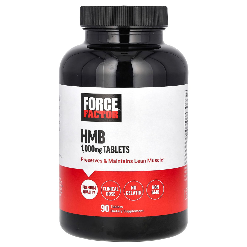Force Factor , Hmb, 1,000 Mg, 90 Tablets