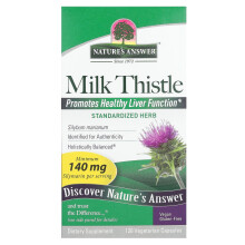 Nature's Answer, Mariendistel, 140 mg, 120 Vegetarische Kapseln