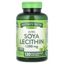 Nature's Truth, Lécithine de Soja Ultra, 1 200 mg, 120 Softgels à Libération Rapide